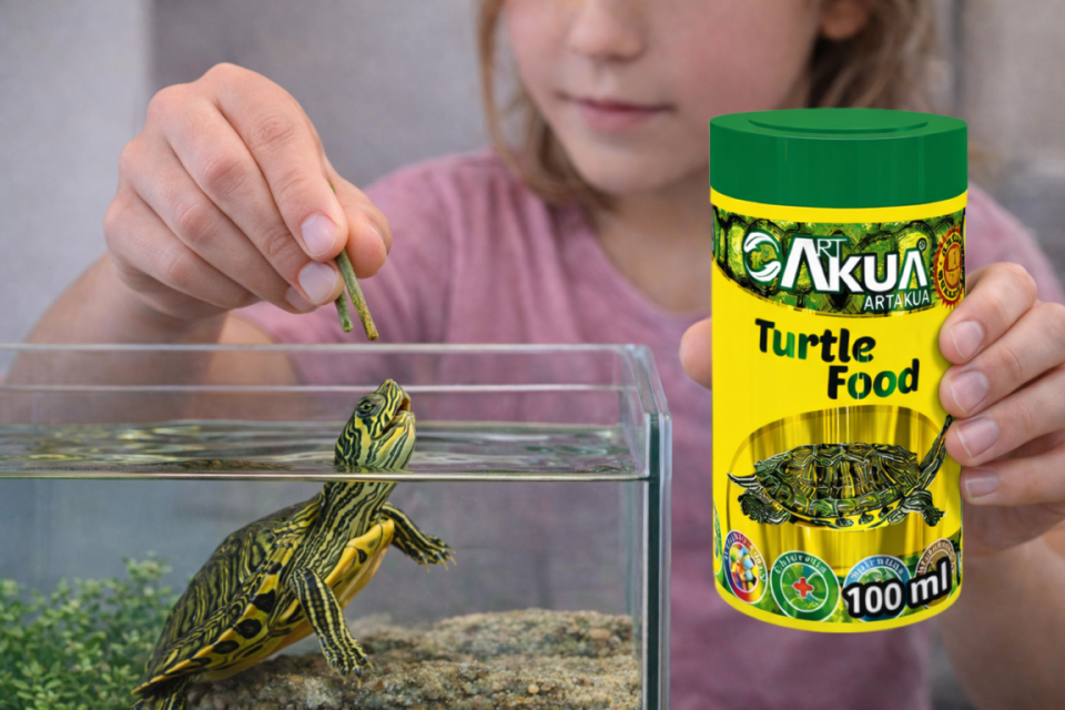 Artakua Kaplumbağa Yemi 100 ml Turtle Food Granül