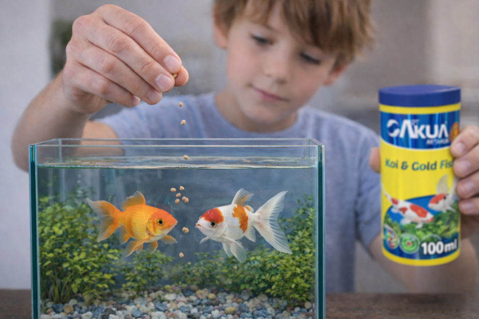 Artakua Koi & Goldfish Granül Balık Yemi 100 ml