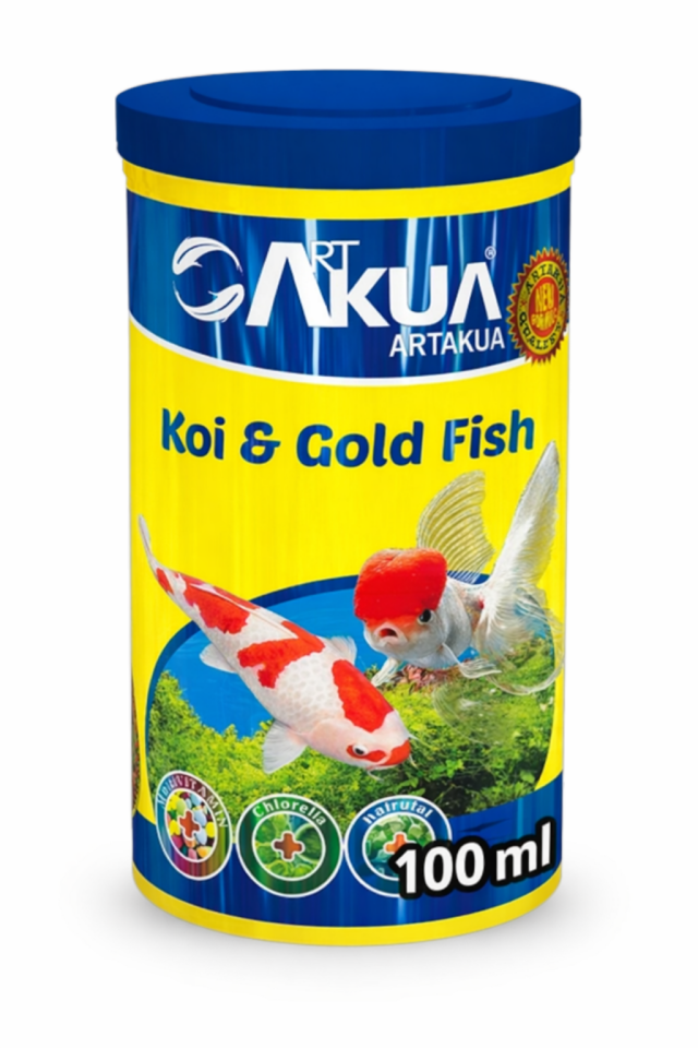 Artakua Koi & Goldfish Granül Balık Yemi 100 ml