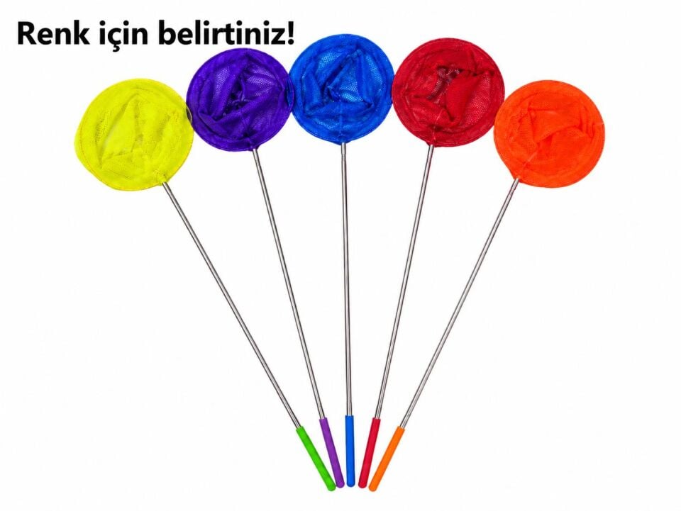 Teleskopik Akvaryum Kepçesi 20 Cm Ağ Çapı, 36-83 Cm Uzayabilir Sap