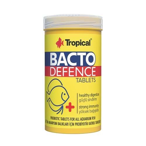 Tropical Bacto Defence Tablet Balık Yemi Bağışıklık Destekleyici 65 Gr 100 Ml 370 Adet