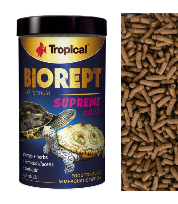 Tropical Biorept Supreme Adult Yetişkin Kaplumbağa Yemi 70 Gr 250 Ml