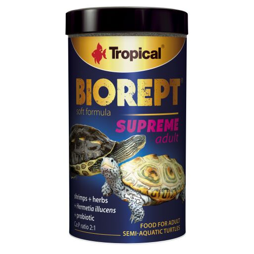 Tropical Biorept Supreme Adult Yetişkin Kaplumbağa Yemi 70 Gr 250 Ml