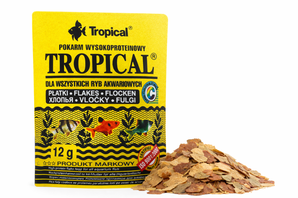 Tropical Granül Yüksek Proteinli Akvaryum Balık Yemi 12 Gr