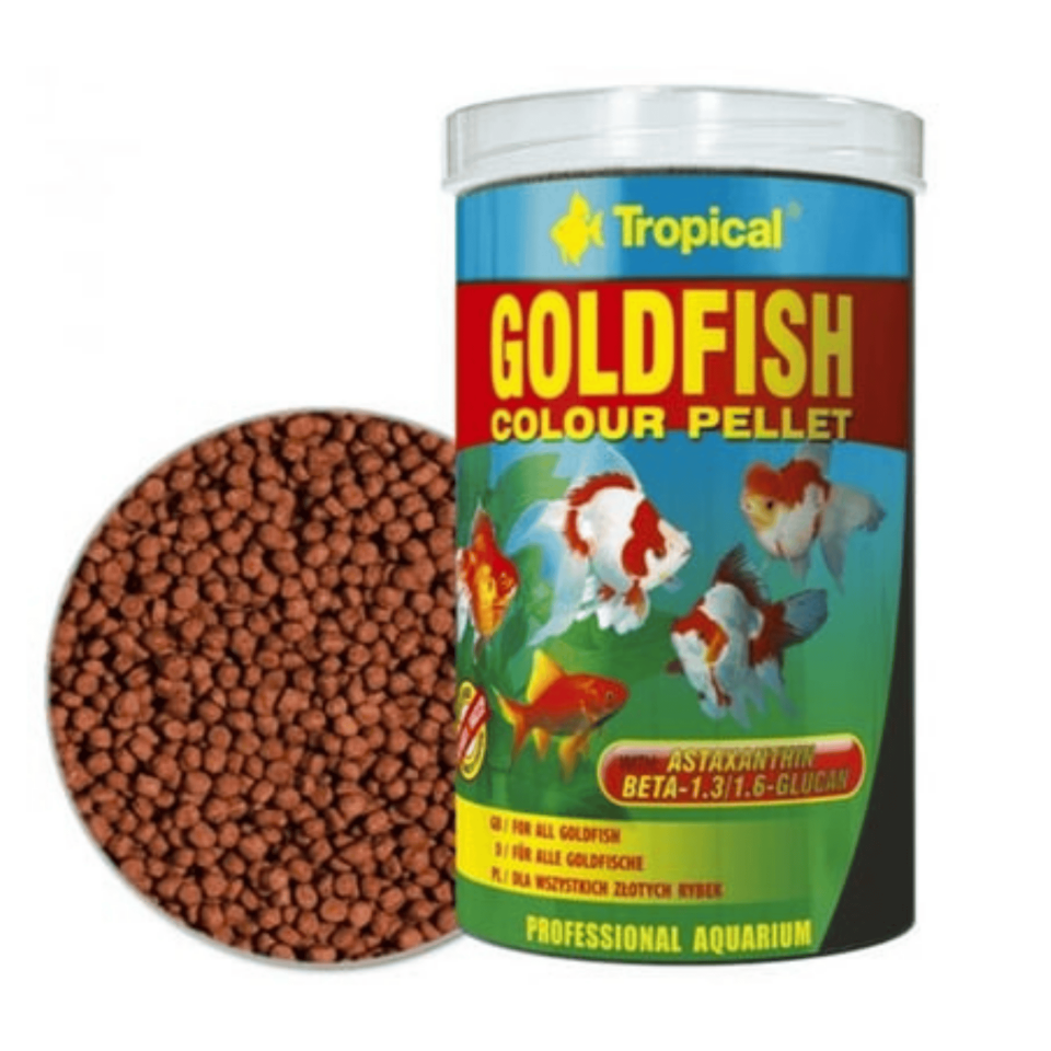 Tropical Japon Balığı Renk Artırıcı Küçük Taneli Granül Yem 110 Gr 250 Ml
