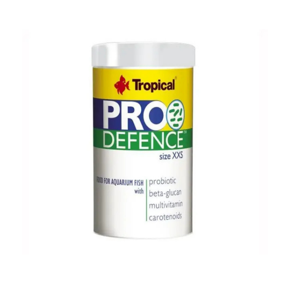 Tropical Pro Defence XXS Yavru Balık Yemi Probiyotik ve Beta Glukan Destekli 70 Gr 100 Ml