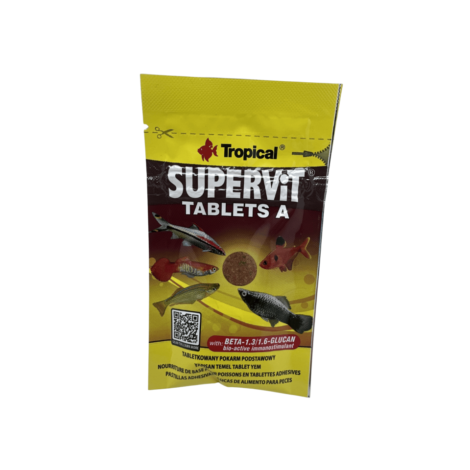 Tropical Supervit Tablet Akvaryum Balık Yemi 10 Gr 24 AdetGenel Kullanım